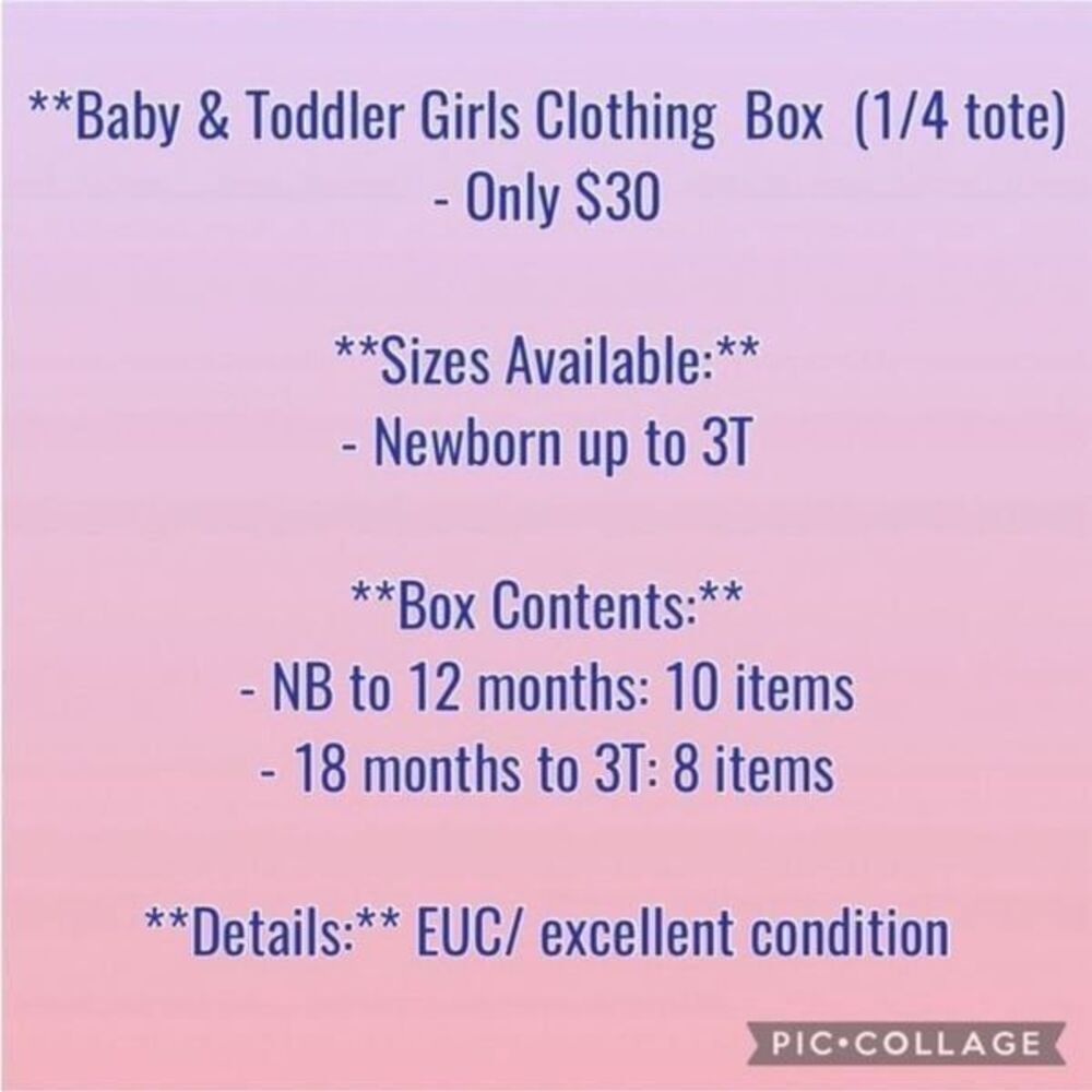 “You pick size/season” Baby & toddler girls clothing bundle - Picture 4 of 8